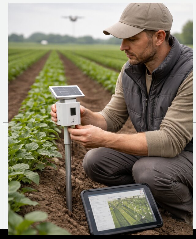 IoT мониторинг сельскохозяйственных полей и контроля в Артёме